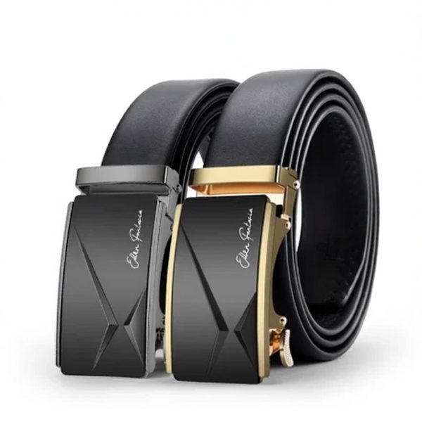 ceinture en cuir véritable homme d'affaires