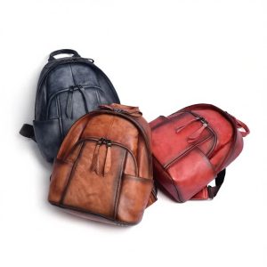 Sac à dos en cuir , sacoche de loisir