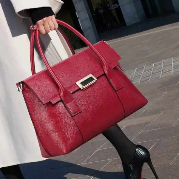 sacoche en cuir véritable pour femme