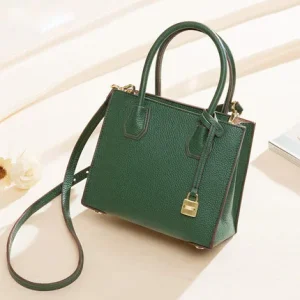 sac en cuir de vachette pleine fleur design carré doux et spacieux