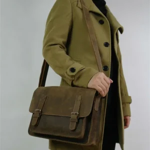 sac bandoulière vintage cuir