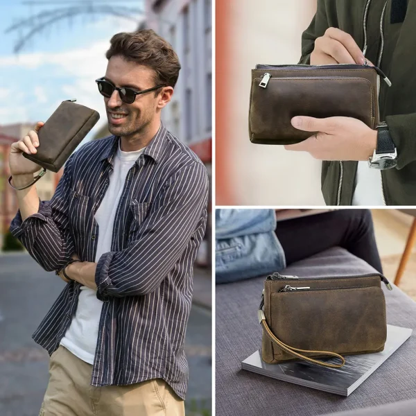 accessoire de voyage en cuir